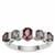 'Shades of Violet' Burmese Spinel Ring in Sterling Silver 2.75cts