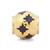 Blue Stars Kama Bead Charms in Gold Plated Sterling Silver