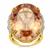 AAAA Morganite Ring with Diamonds in 18K Gold 36.33cts 