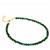 Malachite Bracelet in Gold Tone Sterling Silver 16cts