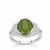 Nephrite Jade Ring in Sterling Silver 3.75cts