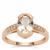 Alto Ligonha Morganite Ring with Natural Pink Diamond in 9K Rose Gold 1.65cts