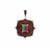 Ruby Zoisite Pendant with Almandine Garnet in Sterling Silver 7.10cts