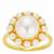 'The Aphrodite' Freshwater Pearl Gold Overlay Ring 