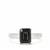 Marambaia Black Topaz Ring in Sterling Silver 3.02cts
