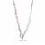 Baroque Cultured Pearl Necklace in Sterling Silver (8mm x 6mm)
