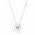 Branca Onyx Necklace with White Topaz in Sterling Silver 20.16cts