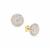 Diamond Earrings in 9K Gold 0.78ct
