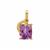 Moroccan Amethyst Pendant in Gold Plated Sterling Silver 2.95cts
