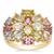 Multi-Colour Sapphire Ring in 9K Gold 4.90cts