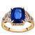Nilamani Ring with Diamonds in 18K Gold 5.18cts