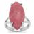 Norwegian Thulite Ring in Sterling Silver 14cts