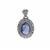Blue Kyanite Pendant in Sterling Silver 16.10cts