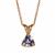 A Tanzanite Necklace in 18K Gold