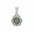 TheiaCut™ Prasiolite Pendant in Sterling Silver 5.60cts