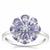 Tanzanite Ring in Sterling Silver 1.65cts