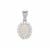 South Indian Moonstone Pendant in Sterling Silver 1.85cts