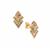 Argyle Cognac Diamond Earrings in 9K Gold 0.53ct