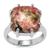 Fusion Tourmaline Ring in Sterling Silver 10cts