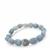 Blue Opal Stretchable Bracelet 85cts