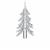 Glass Christmas Tree Shaped Decoration 