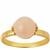 Galileia Morganite Ring in Gold Tone Sterling Silver 3cts