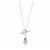 Kaori Cultured Pearl Necklace in Sterling Silver (12mm)