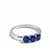 Blue Sapphire Sterling Silver Ring