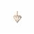 9K Gold Diamond Icon Pendant 0.09g