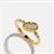 Allegra Labradorite Gold Plated Ring