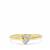 Diamond Ring in Gold Plated Sterling Silver 0.06ct