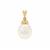 South Sea Cultured Pearl Pendant in 9K Gold (10mm)