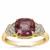 Burmese Spinel Ring with Diamonds in 18K Gold 3.58cts