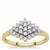 9K Gold Diamond Ring 0.51cts