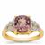 Burmese Spinel Ring with Diamonds in 18K Gold 3.17cts