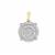 Canadian Diamonds Pendant in 9K Gold 1cts