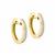 Diamond Hoop Earrings in 9K Gold