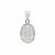 Prasiolite Pendant in Sterling Silver 7.10cts