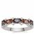  Tunduru Colour Change Garnet Ring with White Zircon in Sterling Silver 1.20cts