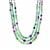 Multi-Colour Fluorite 3 Strand Necklace in Sterling Silver 447cts 