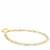 Multi-Colour Beryl Bracelet in Gold Tone Sterling Silver 14cts