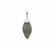 Aquaprase™ Athena Teardrop Amulet in Sterling Silver 21.70cts