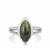 Minas Velha Emerald Ring in Sterling Silver 3.37cts