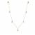 Multi-Colour Beryl Necklace in Gold Tone Sterling Silver 29.90cts