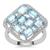  Swiss Blue Topaz Ring in Sterling Silver 2.86cts