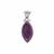 Nigerian Amethyst Pendant in Sterling Silver 16cts