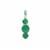 Sakota Emerald Pendant in Sterling Silver 4.75cts