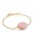 Peruvian Pink Opal Bracelet in Gold Plated Sterling Silver 8.23cts