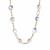 Baroque Cultured Pearl Necklace in Gold Tone Sterling Silver (12mm)