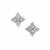 9K Gold Diamond Earrings 0.52cts